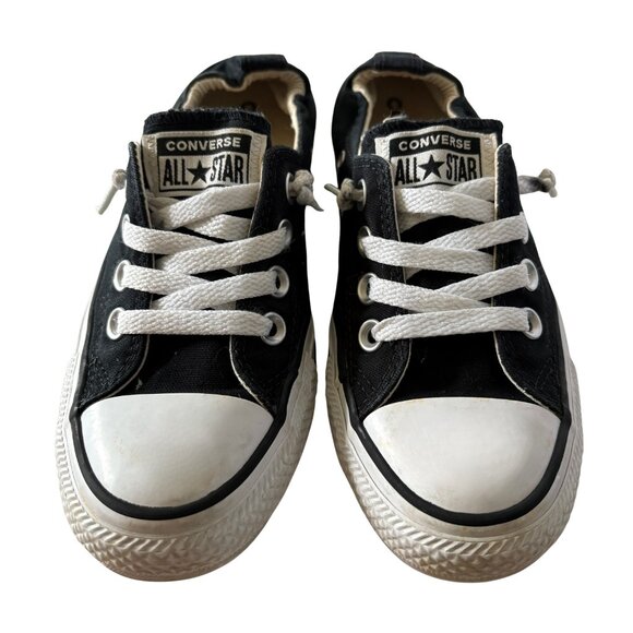 Black Converse Chuck Taylor All Star Shoreline Slip-On Sneakers - Sz. 6 - Picture 1 of 5